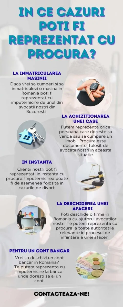 In ce cazuri poti fi reprezentat cu procura (infografic)